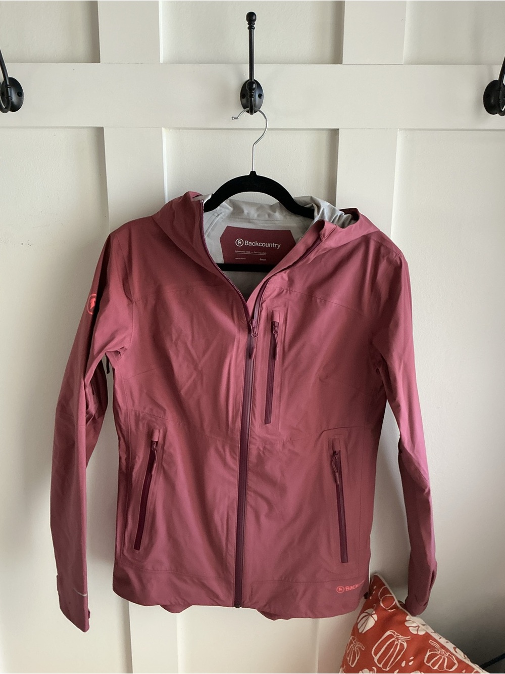 Backcountry Women's Dusty Rose Waterproof Rain Jacket with Hood